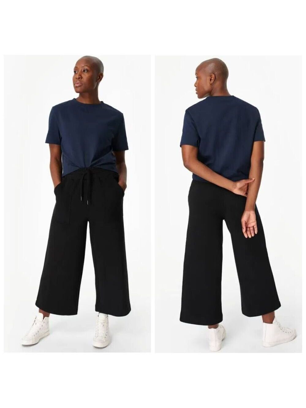 NWOT SWEATY BETTY Sweat Wide Leg Culotte Pants Sz XS